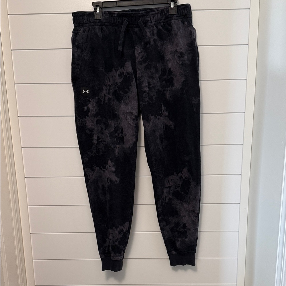 Men’s Under Armour Black Tie-Dye Sweatpants
